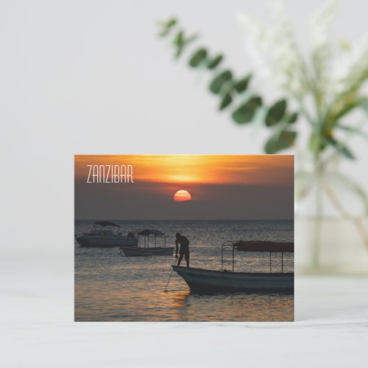 Carte postale de Zanzibar (Debout devant)