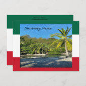 Carte postale de Zihuatanejo, Mexique (Devant / Derrière)