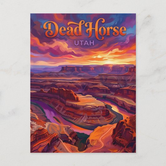 Carte Postale Dead Horse Point Utah (Devant)