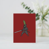 Carte Postale Deadly Asparagus Ninja Shinobi Needle Sword  (Debout devant)