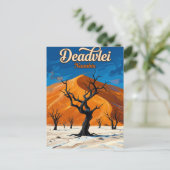 Carte Postale Deadvlei Namibie (Debout devant)