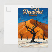 Carte Postale Deadvlei Namibie (Devant / Derrière)