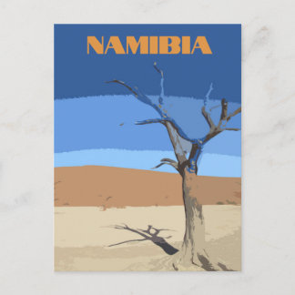 Carte postale Deadvlei Namibie Travel Vintage Art