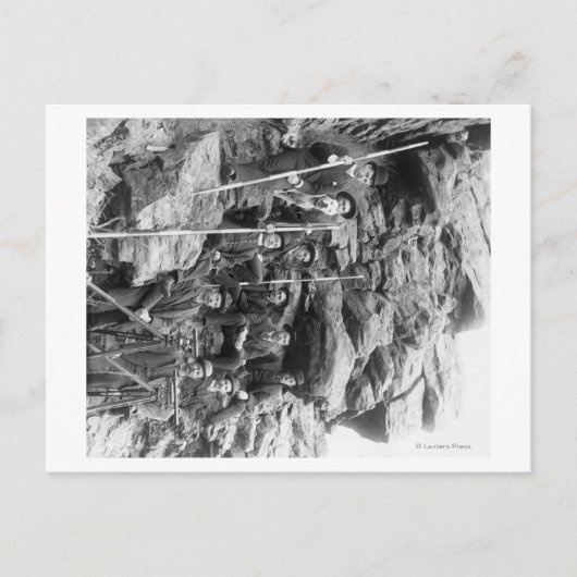 Carte Postale Deadwood Central Railroad Engineer Corps (Devant)