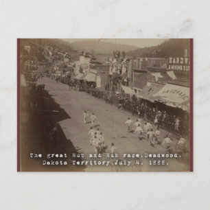 Carte Postale Deadwood Hub et Hub Race 1888