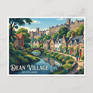 Carte Postale Dean Village Édimbourg Écosse