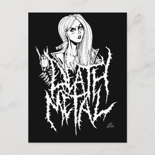 Carte Postale Death Metal (Devant)