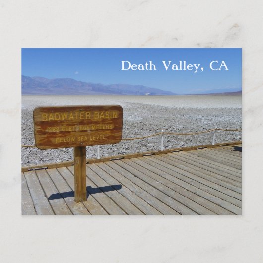 Carte postale Death Valley ! (Devant)