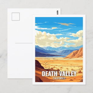 Carte Postale Death Valley California USA célèbres lieux de voya