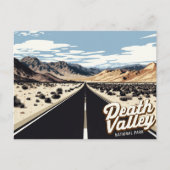 Carte Postale Death Valley Highway Desert Art (Devant)
