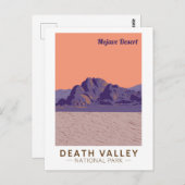 Carte Postale Death Valley National Park Mojave Desert Travel (Devant / Derrière)