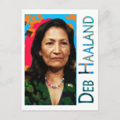 Carte postale Deb Haaland (Devant)