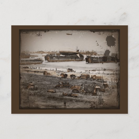 Carte Postale Débarquements le jour J Images assorties (Devant)