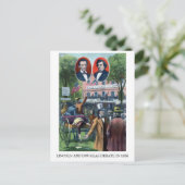 Carte Postale Débat Lincoln-Douglas de 1858 (Debout devant)