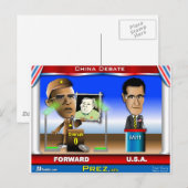 Carte Postale Débat sur la Chine (Devant / Derrière)