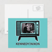 Carte Postale Débat télévisé Kennedy Nixon 1960 (Devant / Derrière)