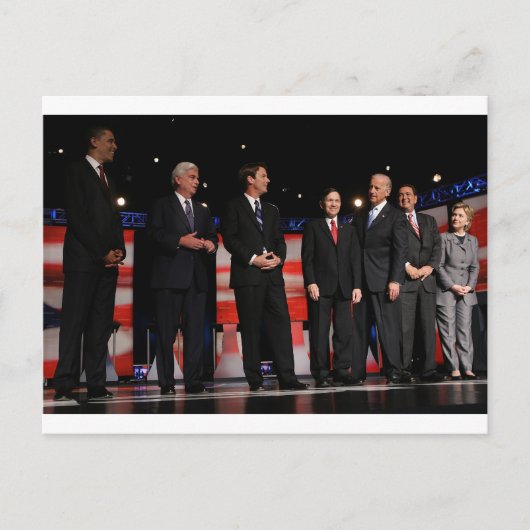 Carte Postale Debate d'Obama (Devant)