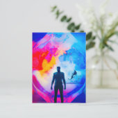 Carte Postale Debout dans les couleurs (Debout devant)