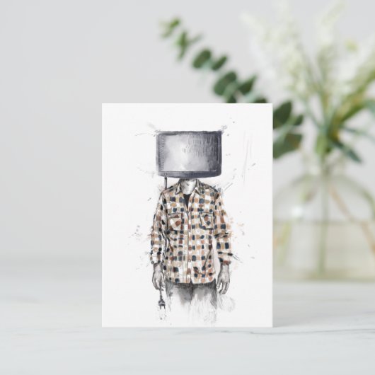 Carte Postale débranché (Debout devant)