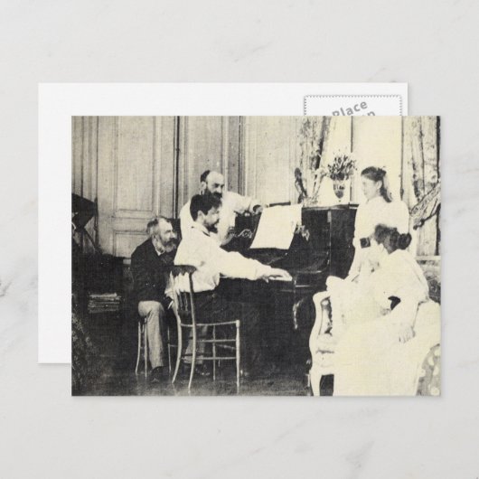 Carte Postale débussie 1893 (Devant / Derrière)