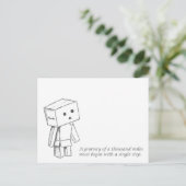 Carte Postale Début (Debout devant)