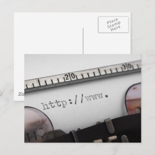 Carte Postale début de l'URL (Devant / Derrière)