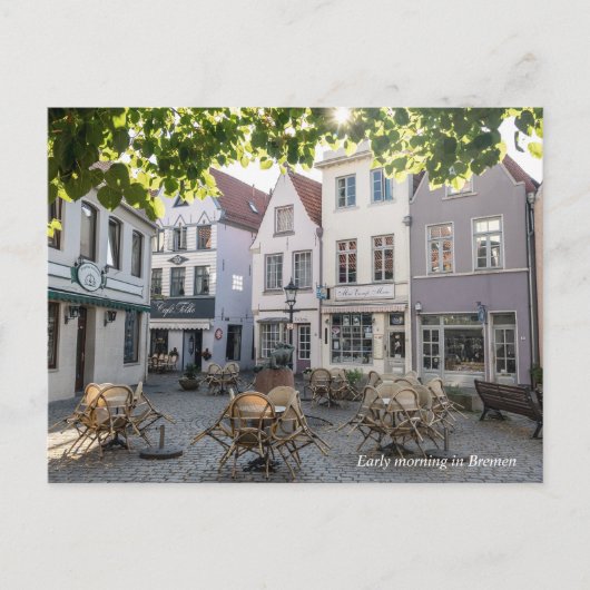 Carte Postale Début de matinée à Brême (Devant)