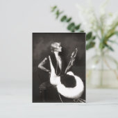 Carte Postale Début des années 1900, le French Pin Up (Debout devant)