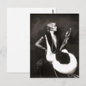 Carte Postale Début des années 1900, le French Pin Up (Devant / Derrière)