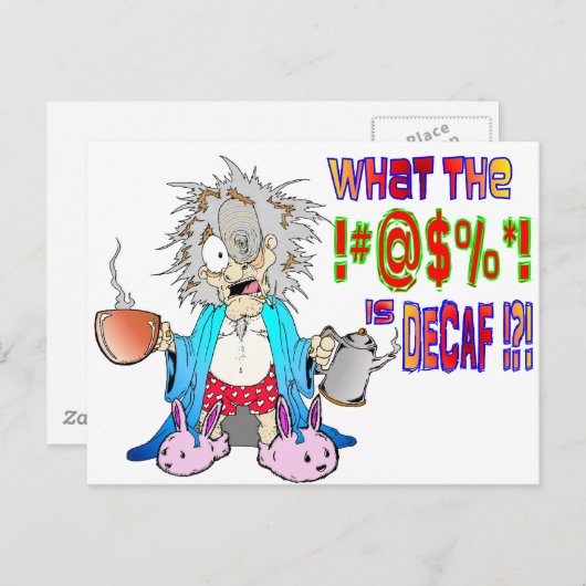 CARTE POSTALE DECAF ? (Devant / Derrière)