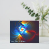 Carte Postale Décalage vers le bleu gravitationnel (Debout devant)