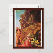 Carte Postale Décapture De Sainte Catherine Par Altdorfer, Albre (Devant / Derrière)