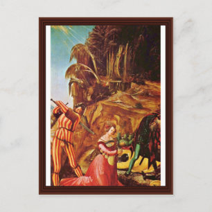 Carte Postale Décapture De Sainte Catherine Par Altdorfer, Albre