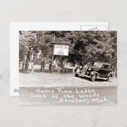 Carte postale Decatur Michigan (Devant / Derrière)