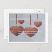 Carte Postale Décembre (Devant / Derrière)