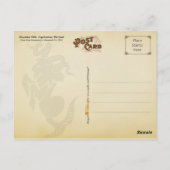 Carte Postale Décembre 1884 Almanac. Capricorne, La Chèvre (Dos)