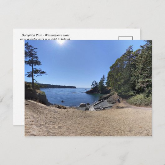 Carte postale Deception Pass - Lighthouse Point (Devant / Derrière)
