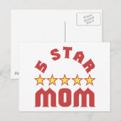 Carte Postale Décerné 5 étoiles à Maman (Devant / Derrière)
