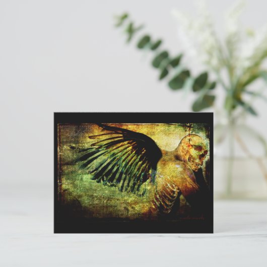 Carte Postale Décès (Debout devant)