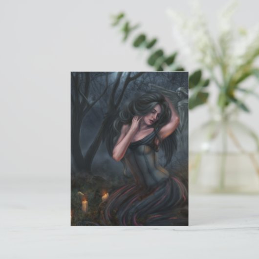 Carte Postale Décès (Debout devant)