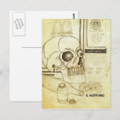 Carte Postale Décès (Devant / Derrière)