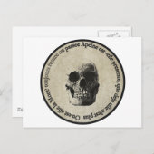 Carte Postale Décès (Devant / Derrière)