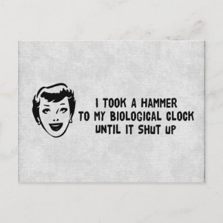 Carte Postale Décès À Des Horloges Biologiques