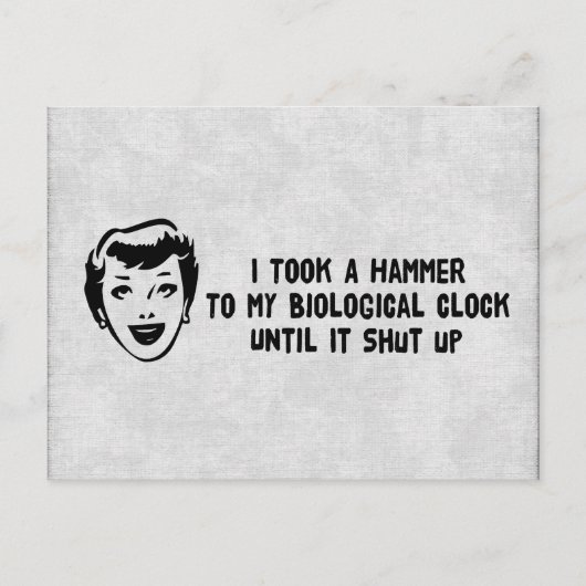 Carte Postale Décès À Des Horloges Biologiques (Devant)