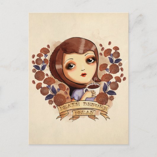 Carte Postale Décès avant décaf (Devant)