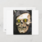 Carte Postale Décès cool (Devant / Derrière)