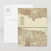 Carte Postale Décès, coqueluche, rougeole (Devant / Derrière)