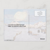 Carte Postale Décès De Giovanni Segantini (Dos)