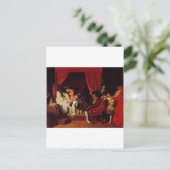 Carte Postale Décès de Léonard de Vinci par Ingres vers 1818 (Debout devant)