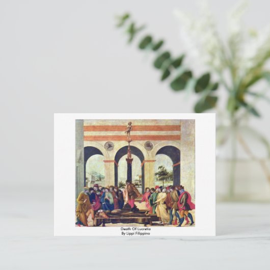 Carte Postale Décès De Lucretia Par Lippi Filippino (Debout devant)